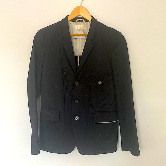 Diesel mens black relax suit jacket - Picture 1 of 8
